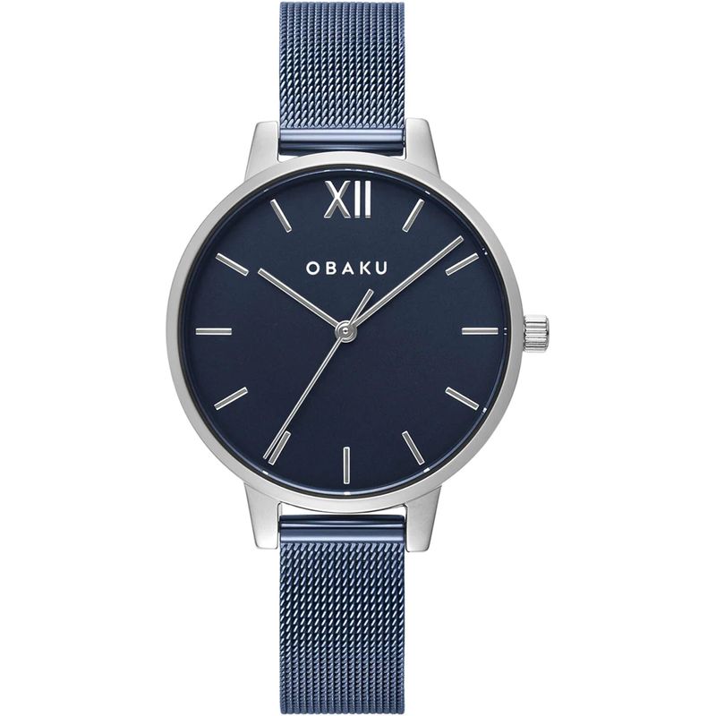 Obaku Womens Liv Arctic Blue Dial Watch - V209lxclml 56$